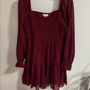 Altar'd State Burgundy  Dress